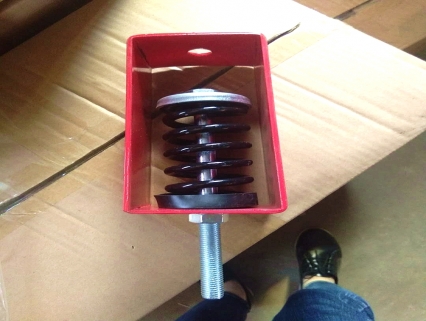 鹏彦XHS型吊式弹簧减震器安装示意方法