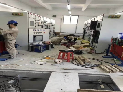 JA型阻尼弹簧减震器的变压器安装现场图